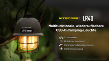 NITECORE LR40 - Camping Laterne - max. 80 Lumen