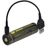 NITECORE - Li-Ion Akku Typ 18650 /2600mAh über Micro-USB-Kabel direkt aufladbar