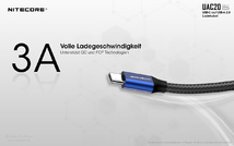 NITECORE - UAC20 - USB-C Lade- und Datenkabel