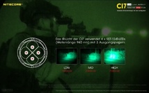 NITECORE CI7 - Chameleon - mit IR-LED