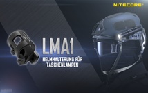 NITECORE taktische Helmmontage für Taschenlampen - LMA1