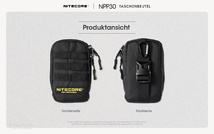 NITECORE NPP30 - Pocket Organizer - schwarz