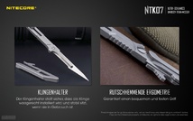 NITECORE Messer aus Titan