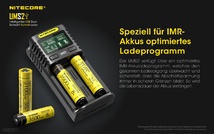 NITECORE UMS2 - USB Ladegerät mit LED-Display - Ladestrom 3A